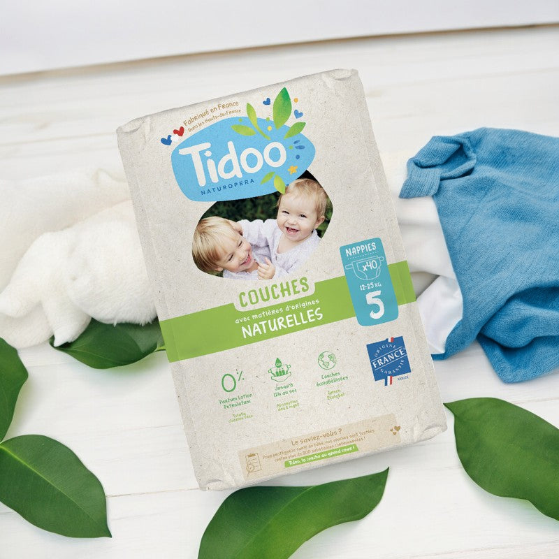 Windeln Größe 5 XL 12-25 kg - 40 Stück - Tidoo