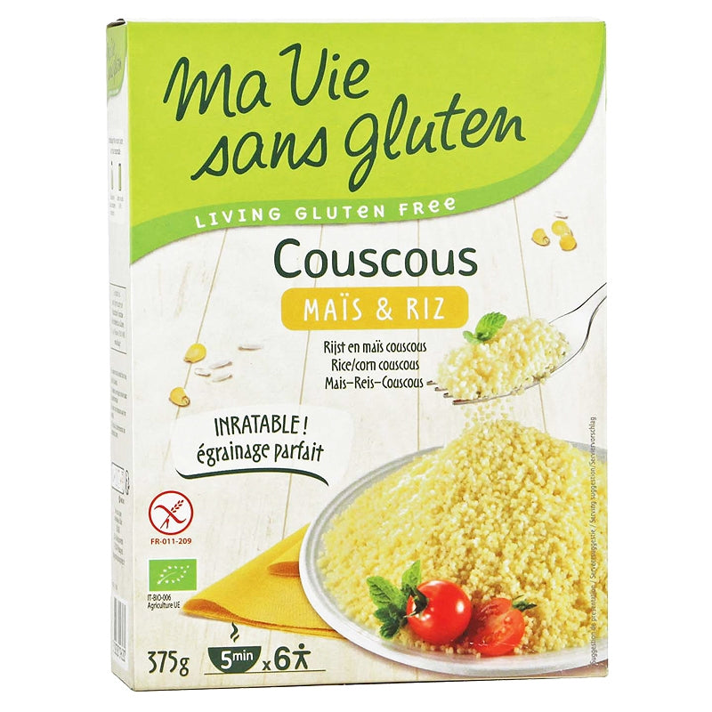 Ma vie sans gluten - Bio-Mais-Reis-Couscous 375g