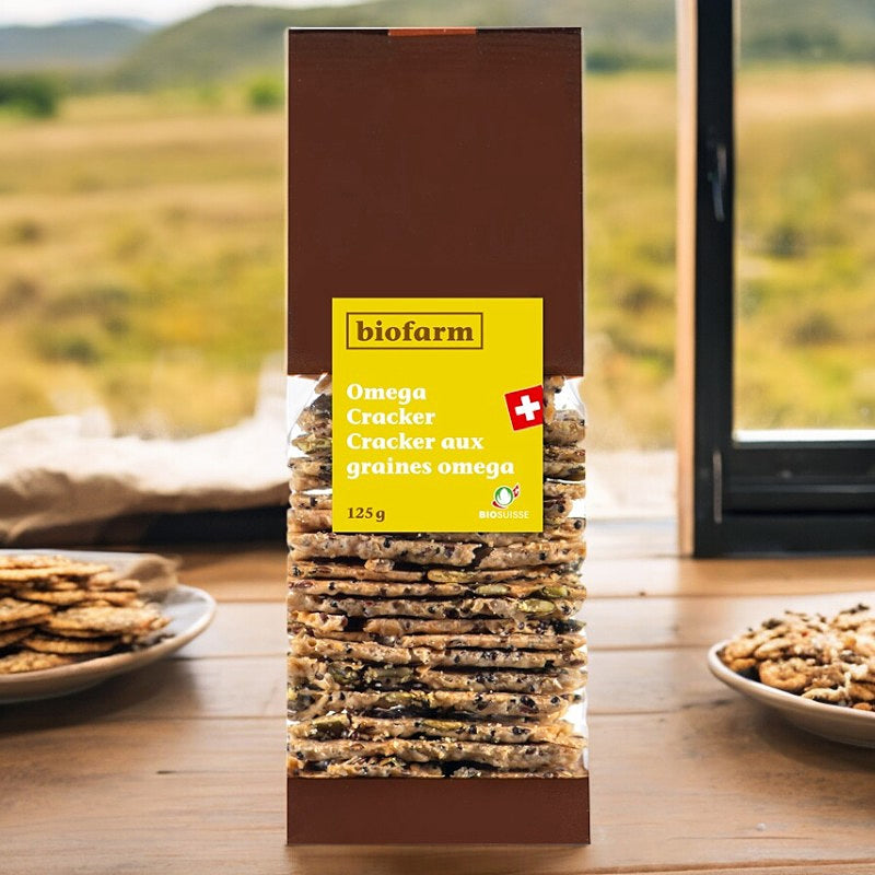 Biofarm - Bio-Schweizer Omega-Samenmischung Cracker 125g