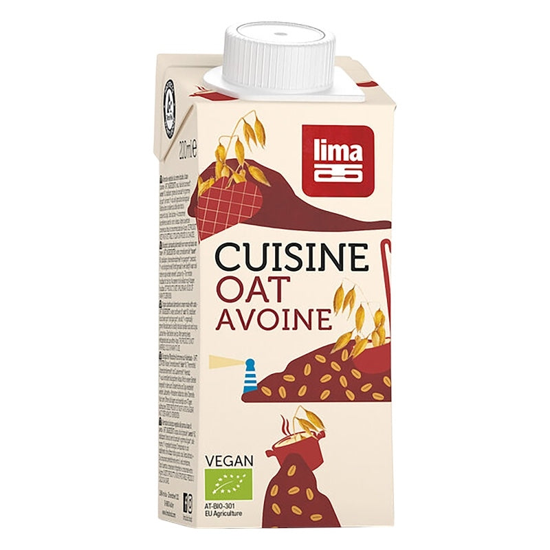 Lima - Crème d'avoine de cuisine BIO Oat 200ml