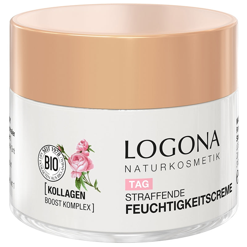 Logona - Feuchtigkeitsspendende und straffende Tagescreme mit Rose und Apfel BIO 50ml
