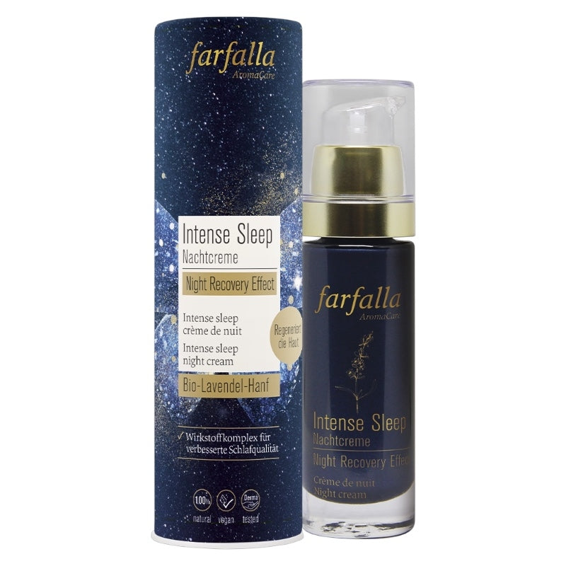 Farfalla - Nachtcreme Intense Sleep Lavendel & Hanf BIO 30ml