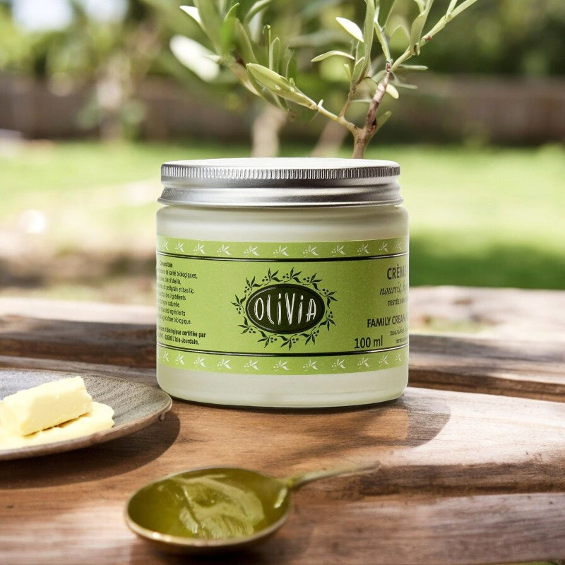 Crème hydratante BIO huile d'olive & beurre de karité