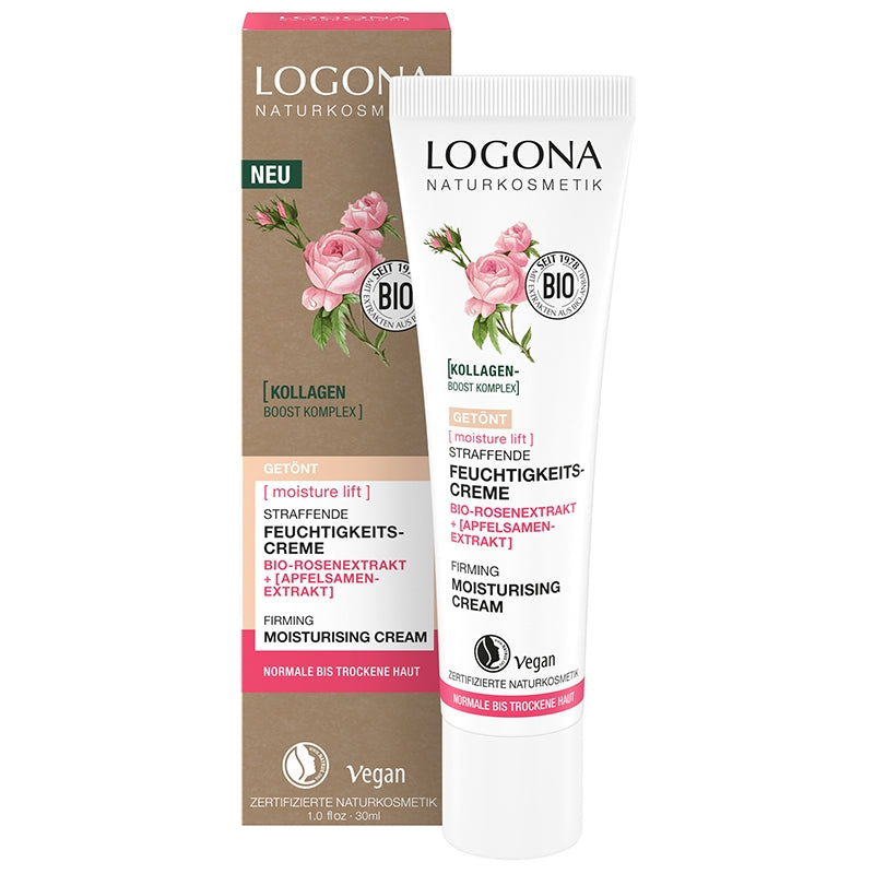 Logona - Getönte straffende Feuchtigkeitscreme mit Rose und Apfel BIO 30ml