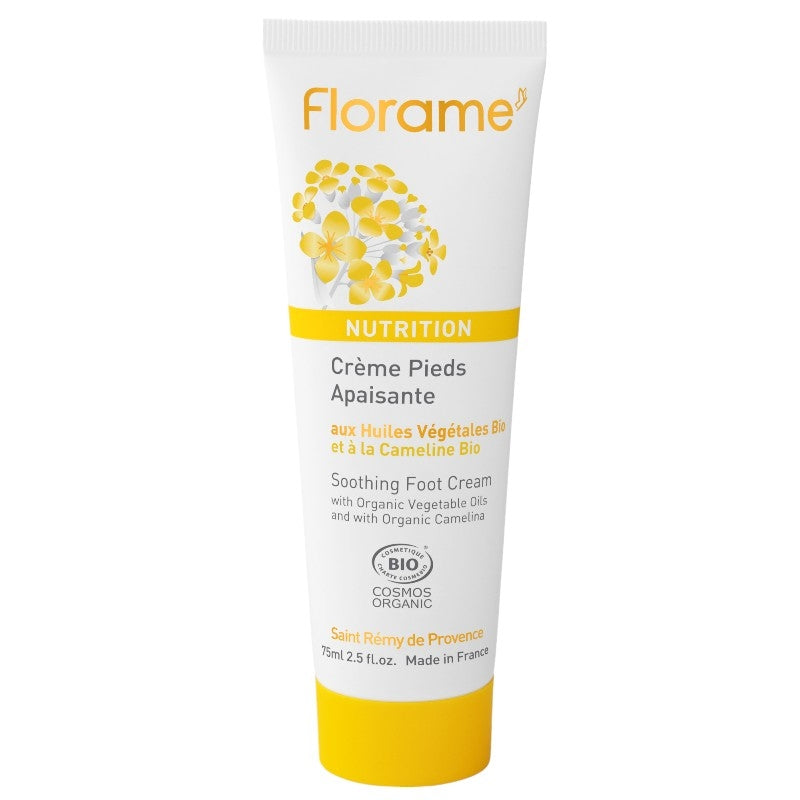 Florame - Crème pour les pieds apaisante BIO cameline 75ml