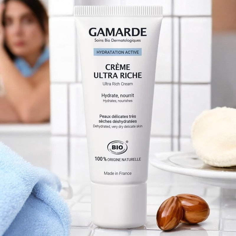 Gamarde - Crème ultra riche BIO - hydrate & nourrit - peaux délicates - 40g