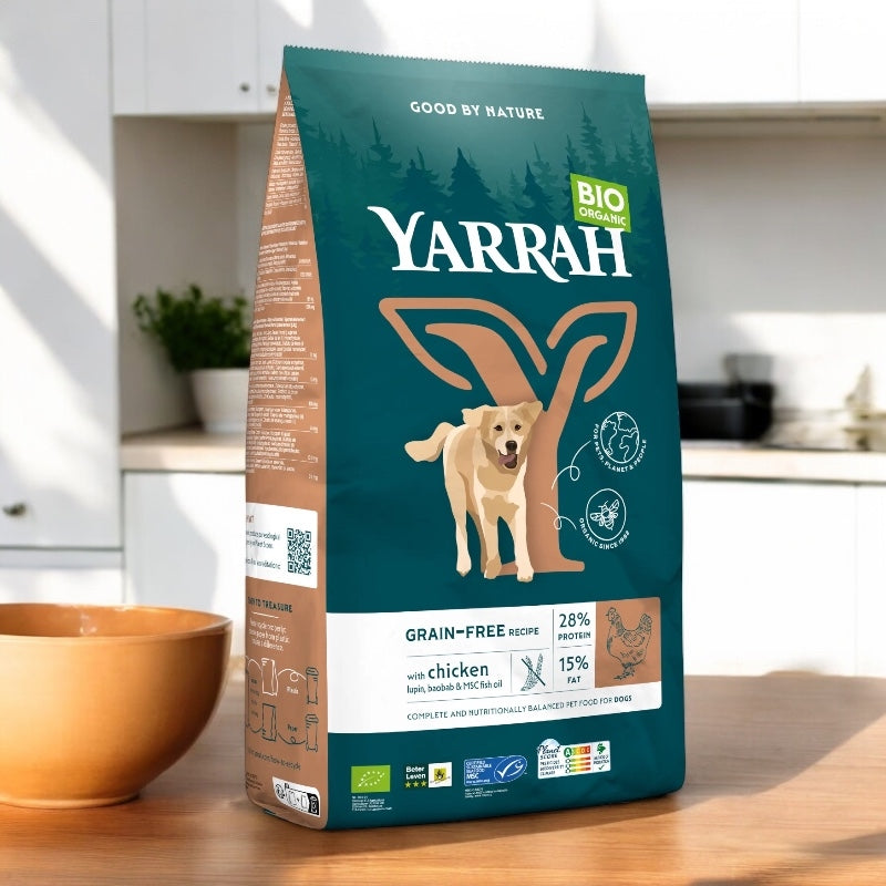 Croquettes poulet sans céréales pour chien BIO