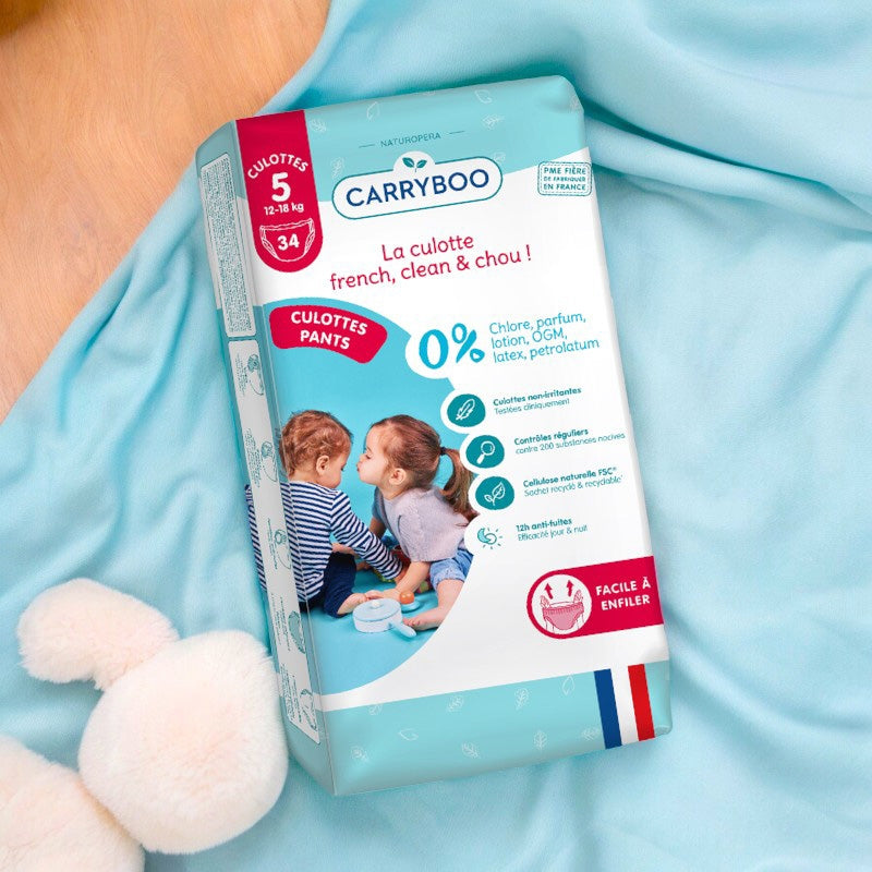 Carryboo - Windelhosen Größe 5 - 12-18kg - 34 Stück