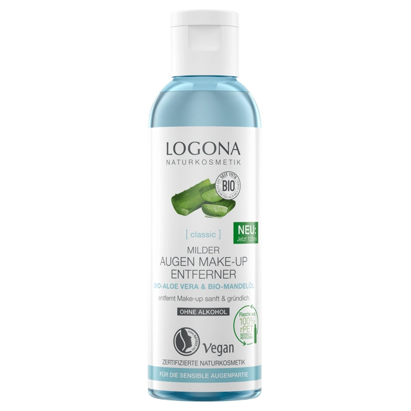 Logona - Démaquillant doux pour les yeux BIO aloe vera & amande 125ml