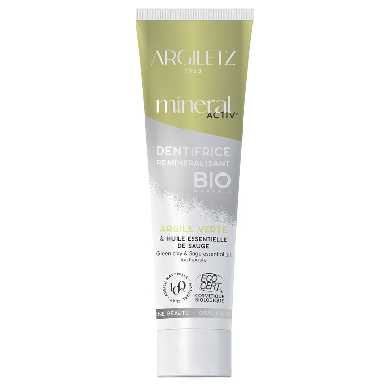 Argiletz - Dentifrice BIO argile verte & sauge 75ml