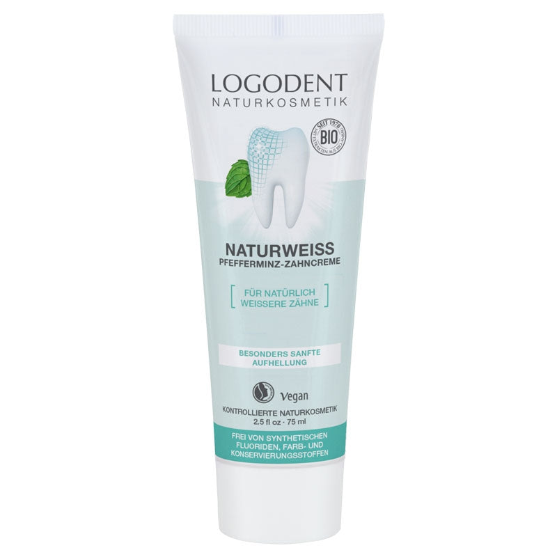 Logona - Dentifrice blancheur BIO menthe sans fluor 75ml
