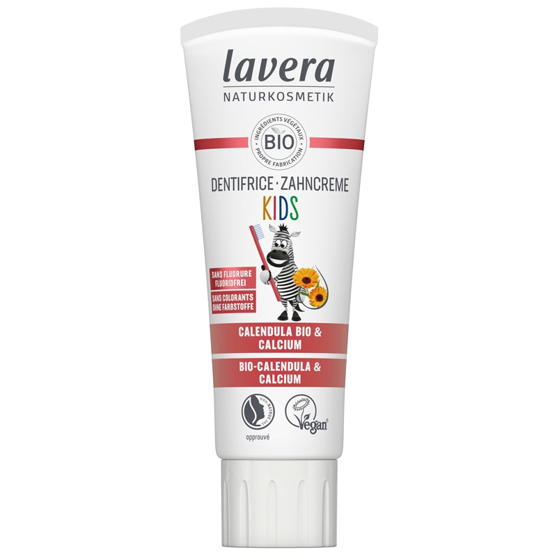 Lavera - Dentifrice enfant goût fruité BIO calendula sans fluor 75ml