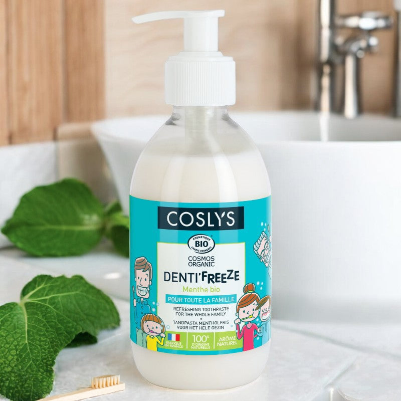 Coslys - Zahnpasta Familie Minze ohne Fluorid BIO 350g