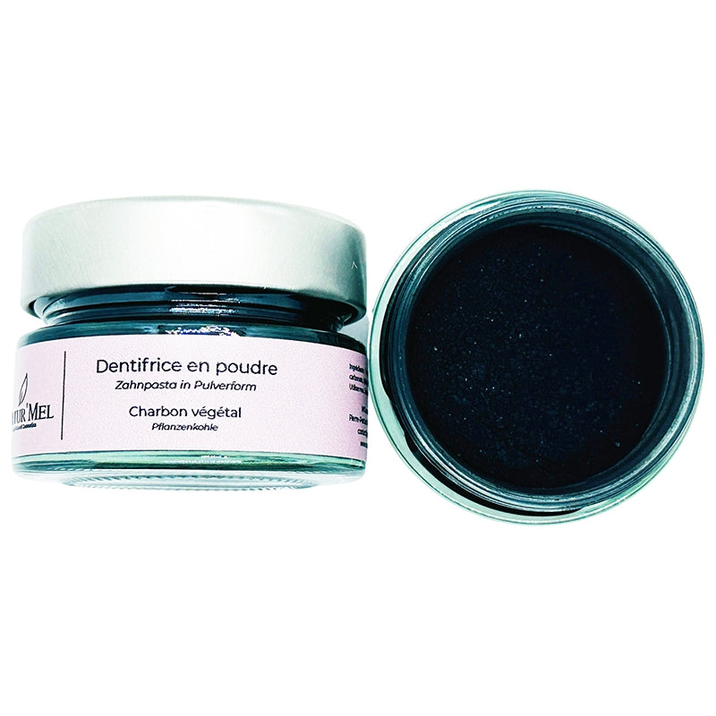 Dentifrice poudre blanchissant charbon sans fluor
