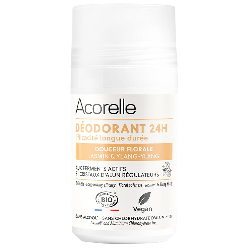 Acorelle - Déodorant bille bio sans aluminium jasmin 50ml
