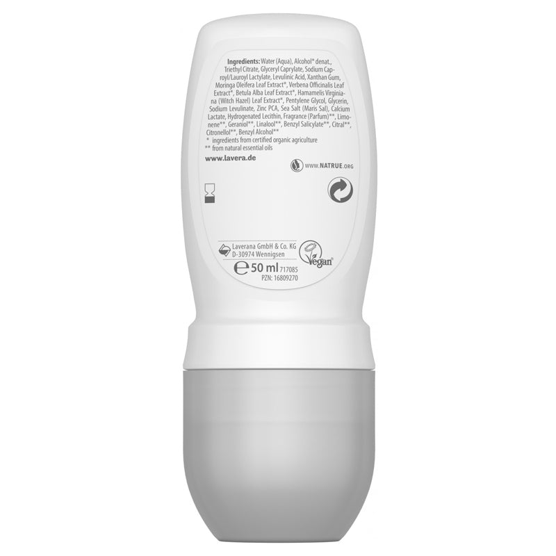 Lavera - Déodorant à bille 48h Invisible BIO moringa 50ml