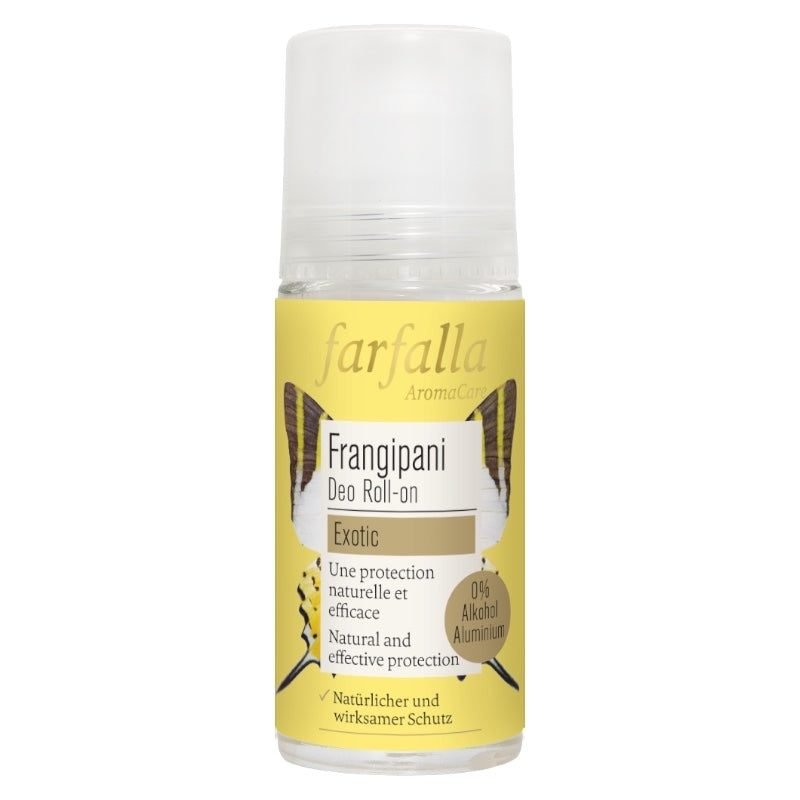 Farfalla - Deo Roll-On Frangipani-Blüten BIO