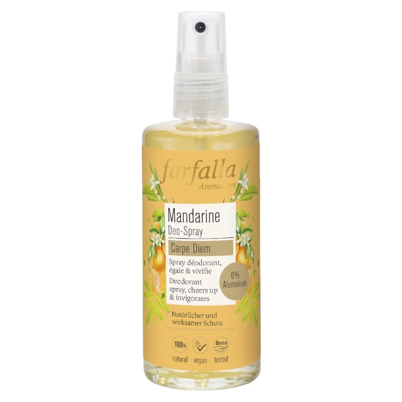 Farfalla - Déodorant spray fraîcheur BIO mandarine 100ml