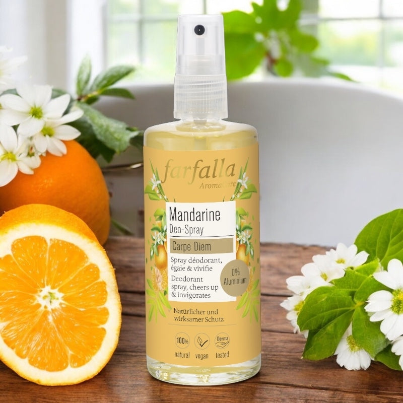 Farfalla - Déodorant spray fraîcheur BIO mandarine 100ml
