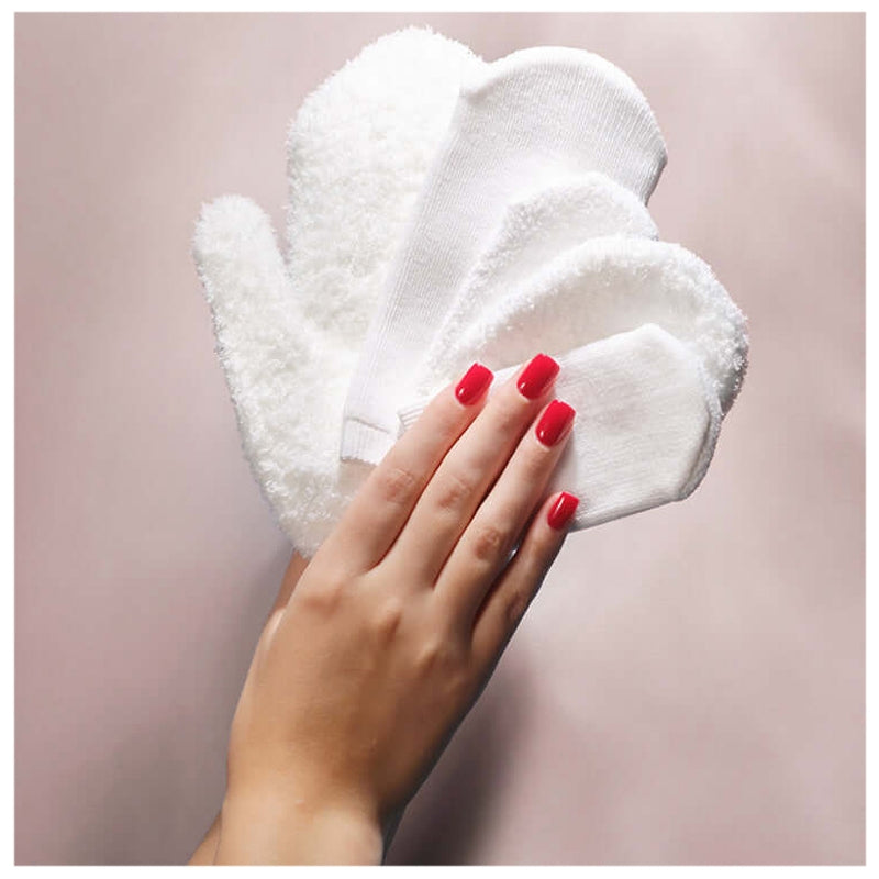 Babette - Discovery Set 5 gants démaquillants, nettoyants et exfoliants