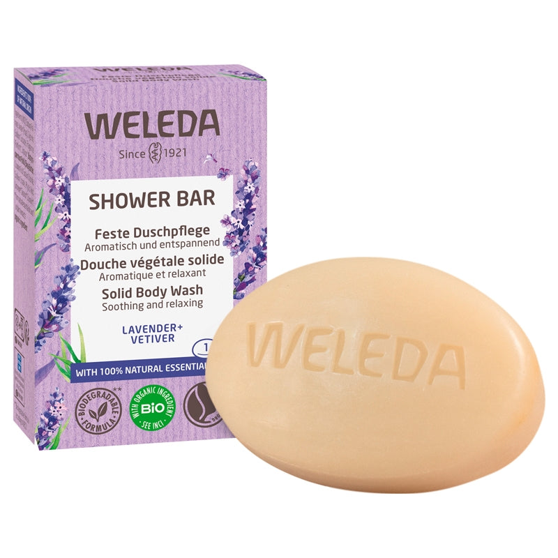 Festes Pflanzendusch Lavendel & Vetiver BIO
