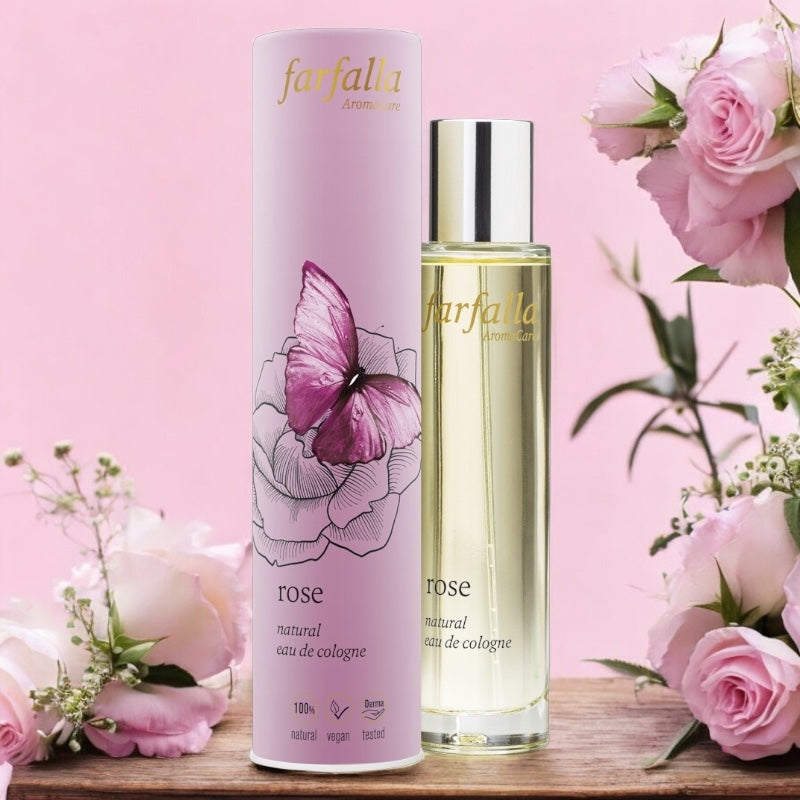 Farfalla - Eau de Cologne BIO Rose 50ml