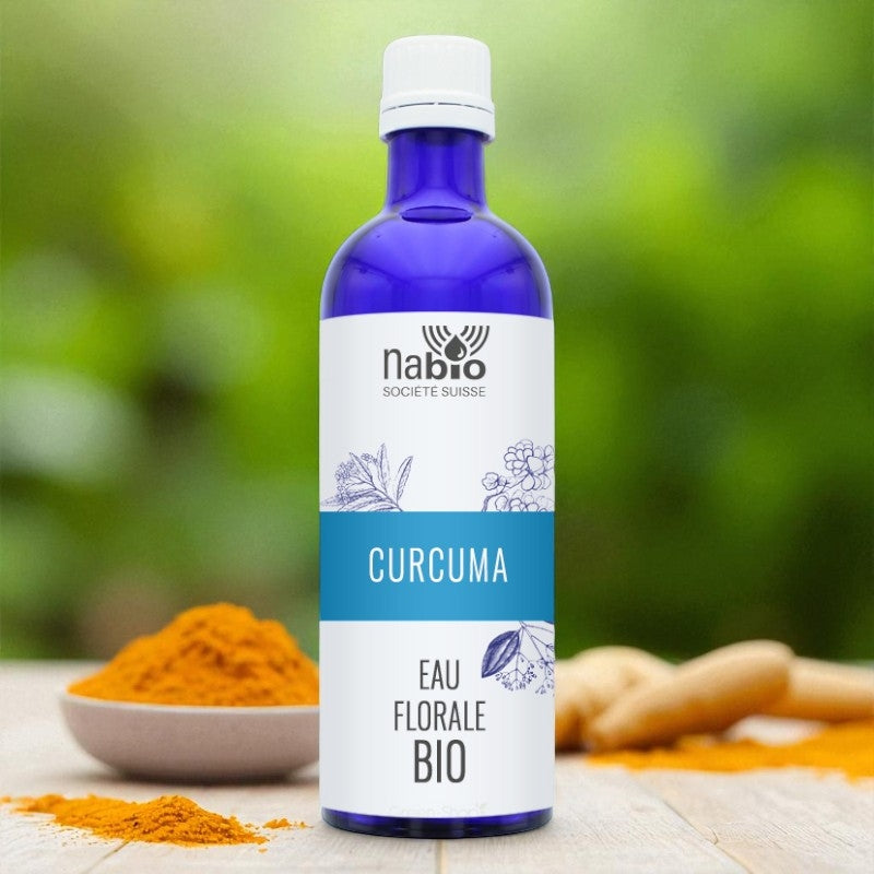 Bio-Kurkuma-Blütenwasser – 200 ml – Nabio
