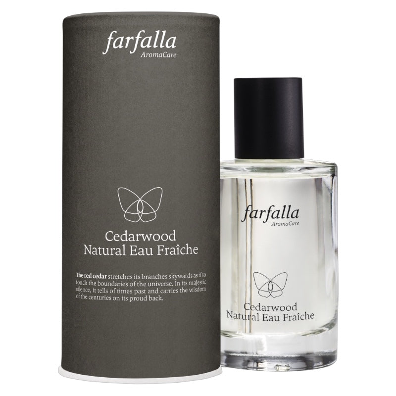 Farfalla - Eau Fraîche für Männer Zedernholz BIO 100ml