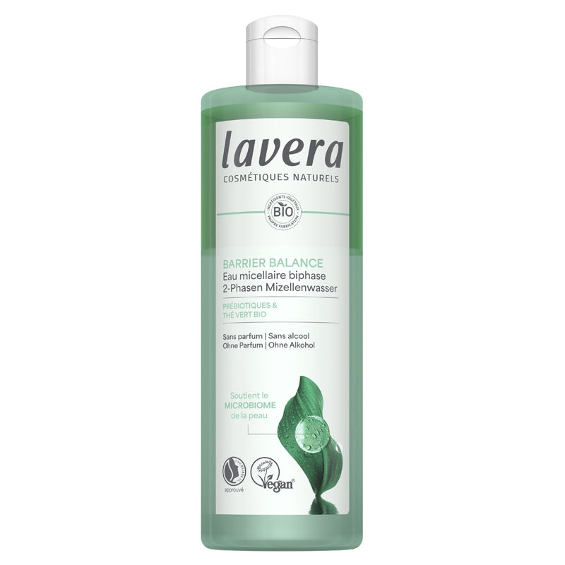 Lavera - Zweiphasen-Mizellenwasser Präbiotika & Grüntee BIO 400ml