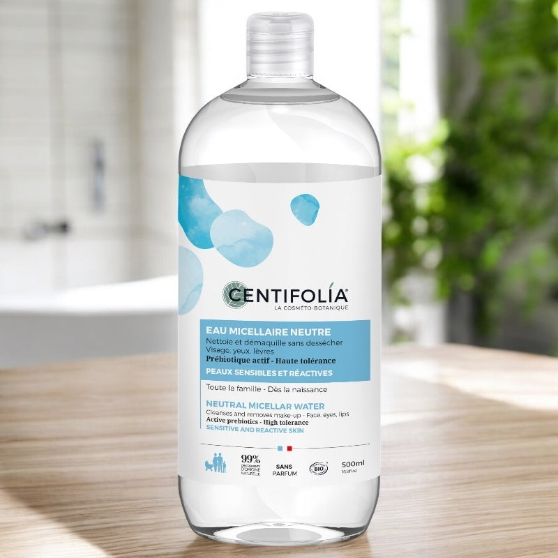 Centifolia - Eau micellaire neutre BIO aloe vera 500ml