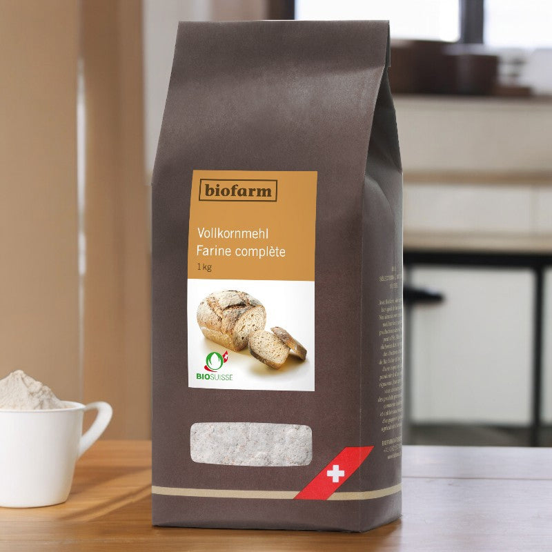 Biofarm - Bio-Schweizer Vollkornmehl 1kg