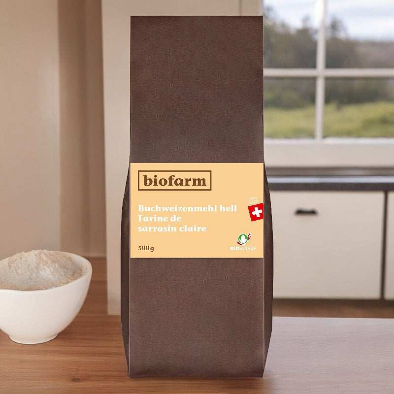 Biofarm - Bio-Schweizer helles Buchweizenmehl 500g
