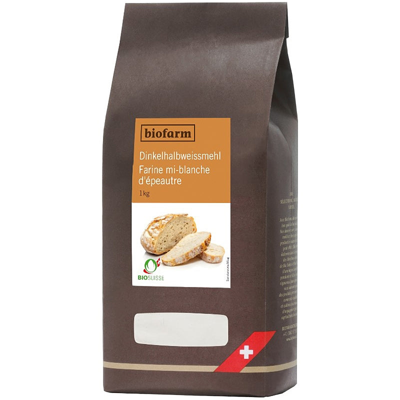 Biofarm - Farine miblanche d'épeautre suisse BIO 1kg