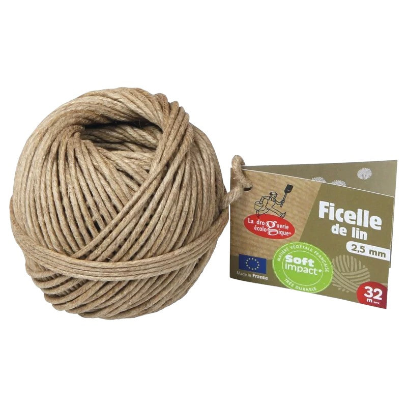 La Droguerie Écologique - Ficelle de lin 2,5mm
