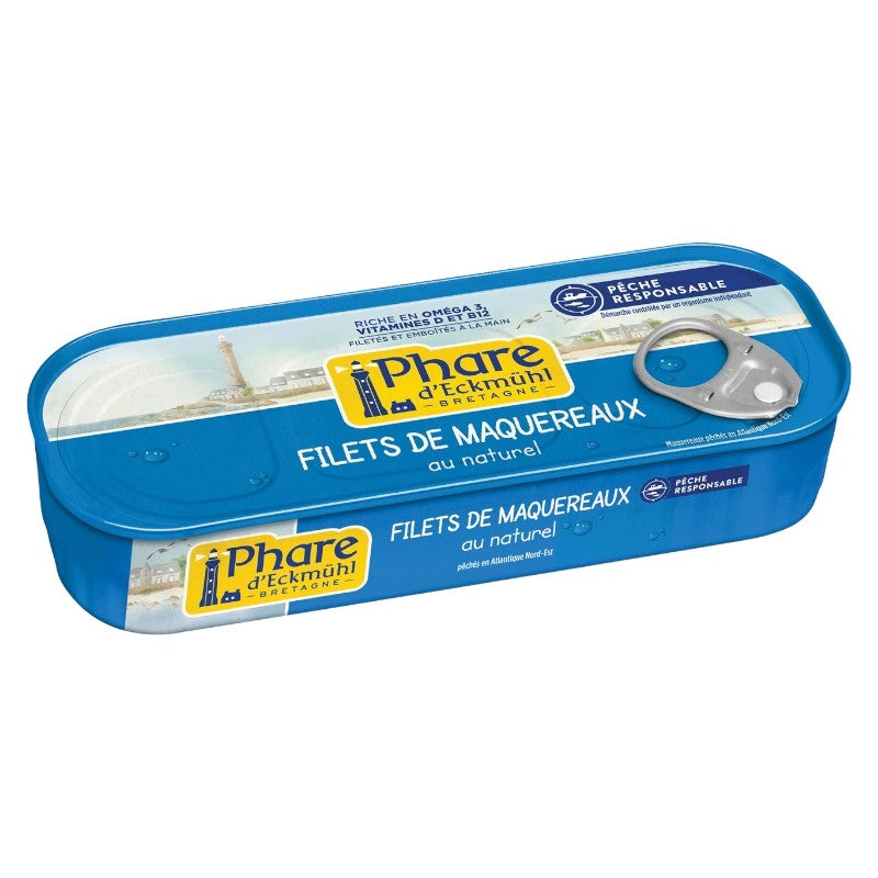 Filets de maquereaux au naturel 151g