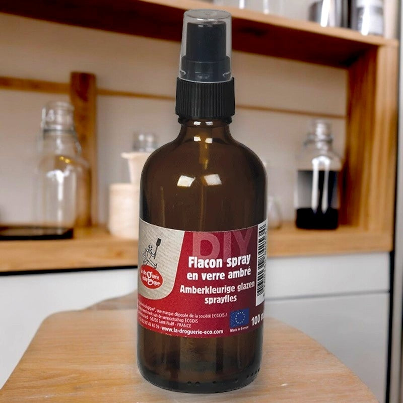 La Droguerie Écologique - Flacon spray en verre ambré 100ml