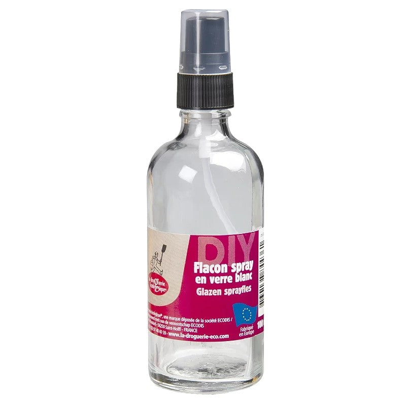 La Droguerie Écologique - Sprühflasche aus transparentem Glas 100ml