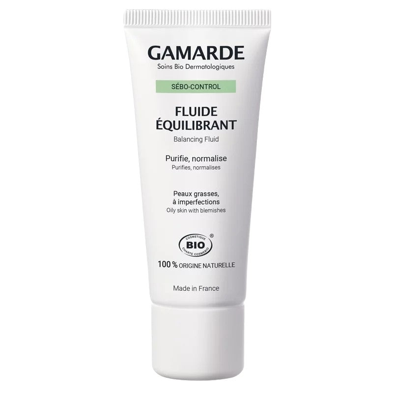 Gamarde - Ausgleichsfluid BIO - reinigt & normalisiert - für fettige Haut - 40g