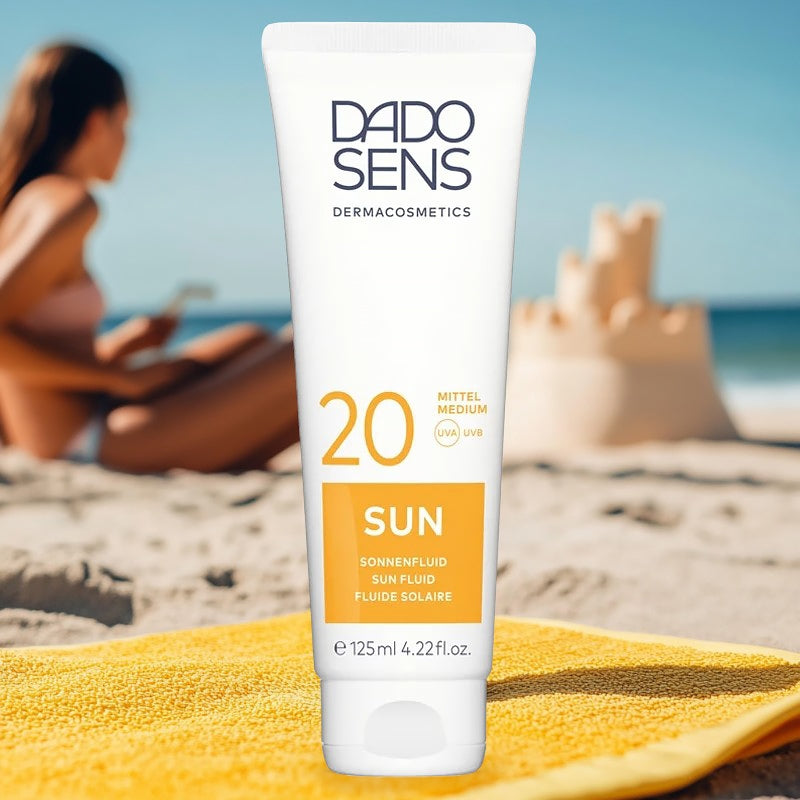 Dado Sens - Fluide solaire IP 20 - peaux sensibles - 125ml