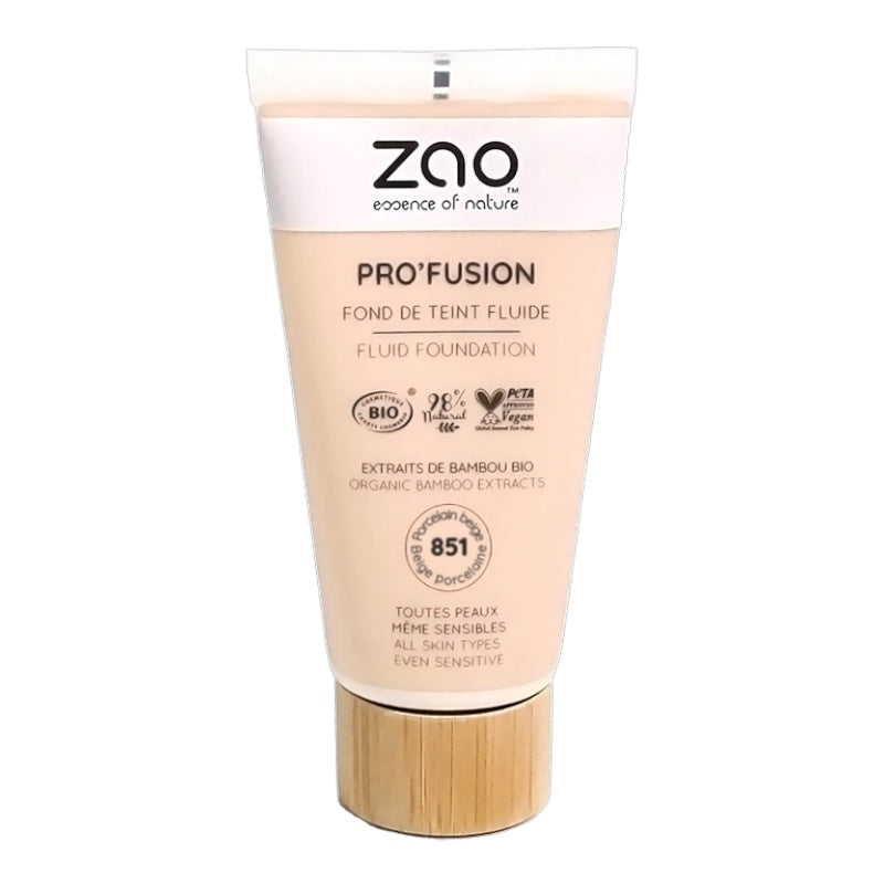 Flüssige Foundation Porzellanbeige Nr. 851 BIO