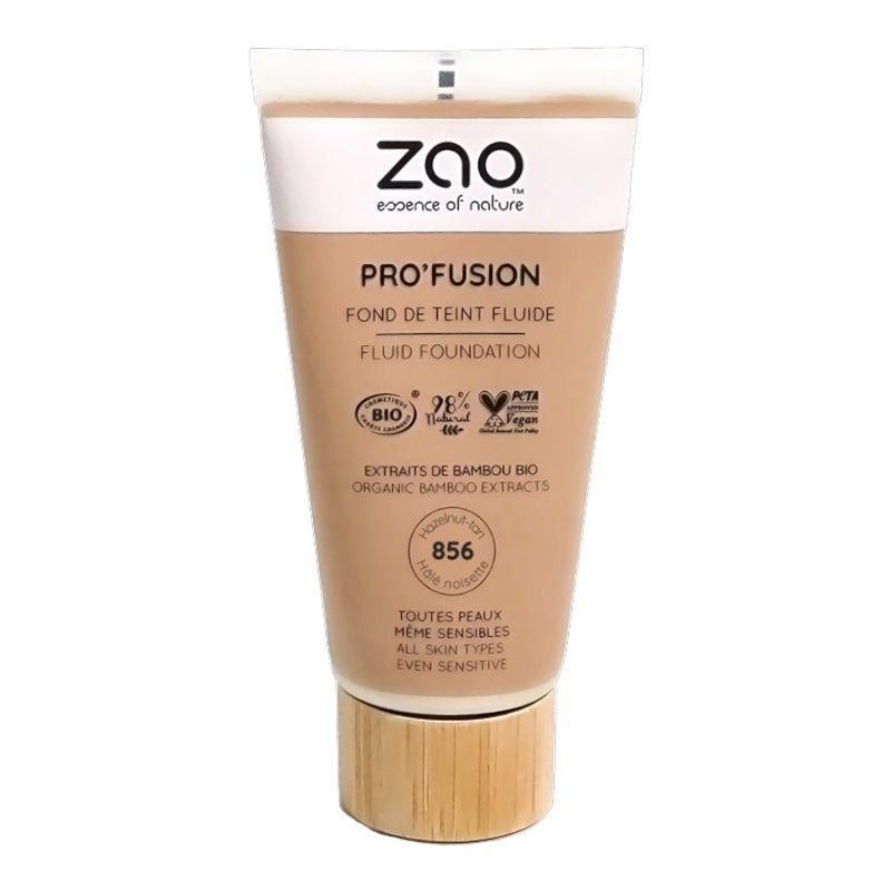 Flüssige Foundation Haselnuss gebräunt Nr. 856 BIO