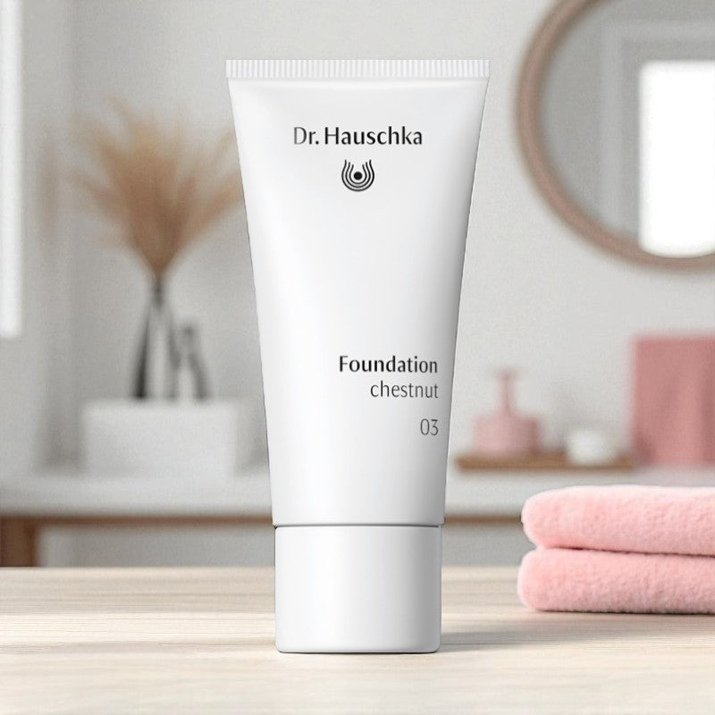 Dr. Hauschka - Fond de teint liquide BIO N°03 châtaigne 30ml