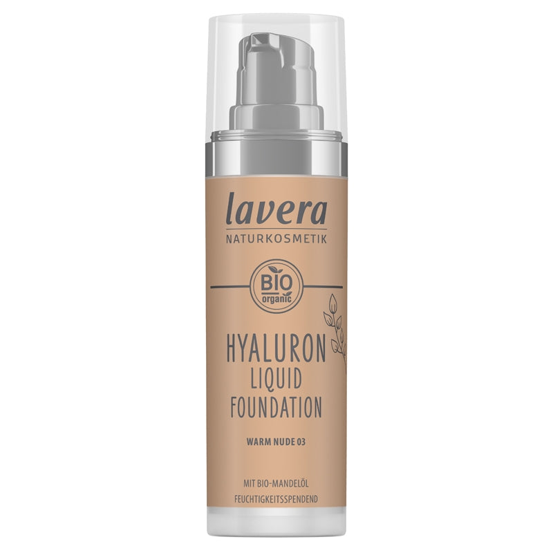 Lavera - Fond de teint liquide Hyaluron BIO N°03 Warm Nude 30ml