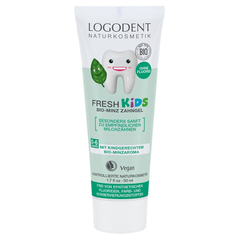 Logona - Zahngel für Kinder mit Minze ohne Fluorid BIO 50ml