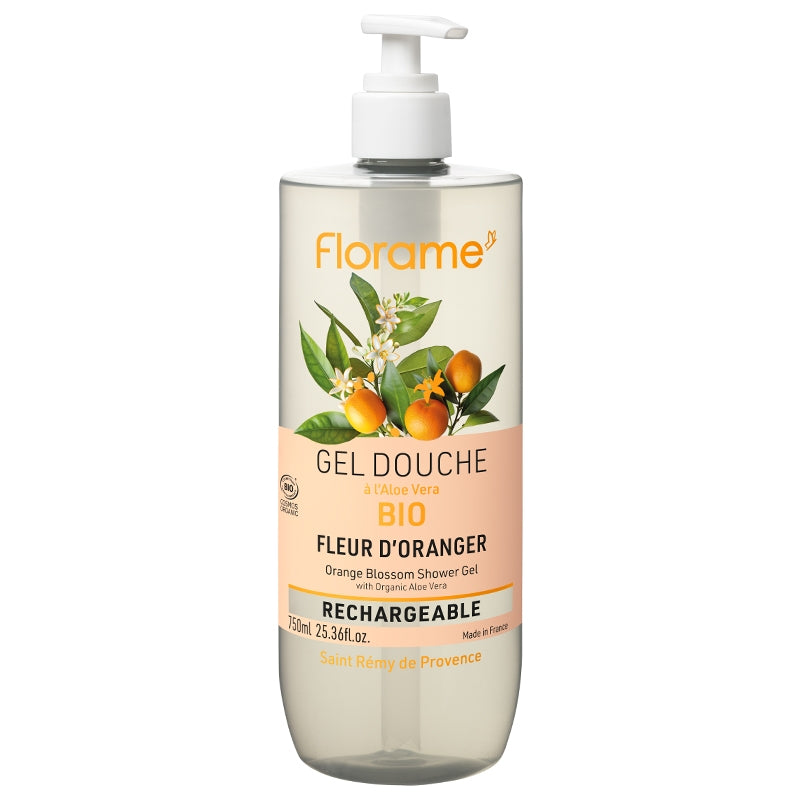 Florame - Gel douche BIO fleur d'oranger 750ml