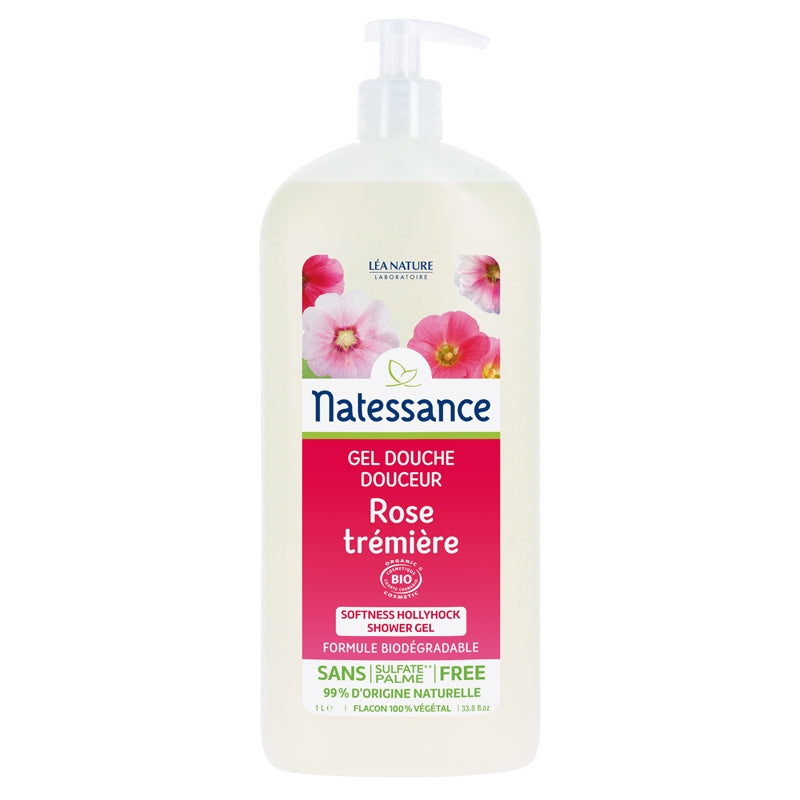 Sanftes Duschgel Stockrose BIO