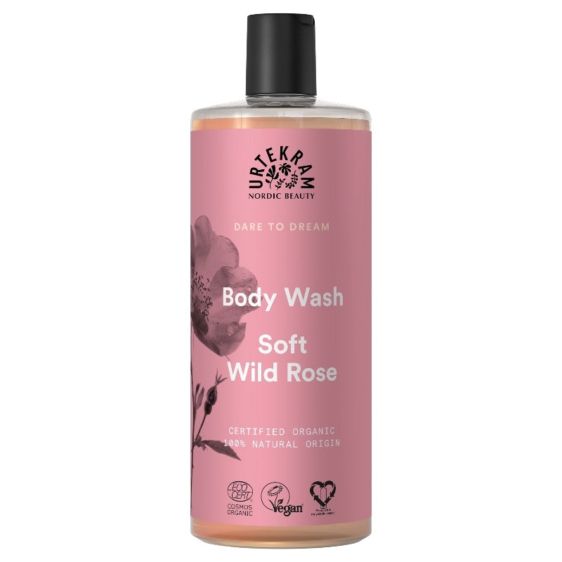 Urtekram - Sanftes Duschgel wilde mit Rose BIO 500ml
