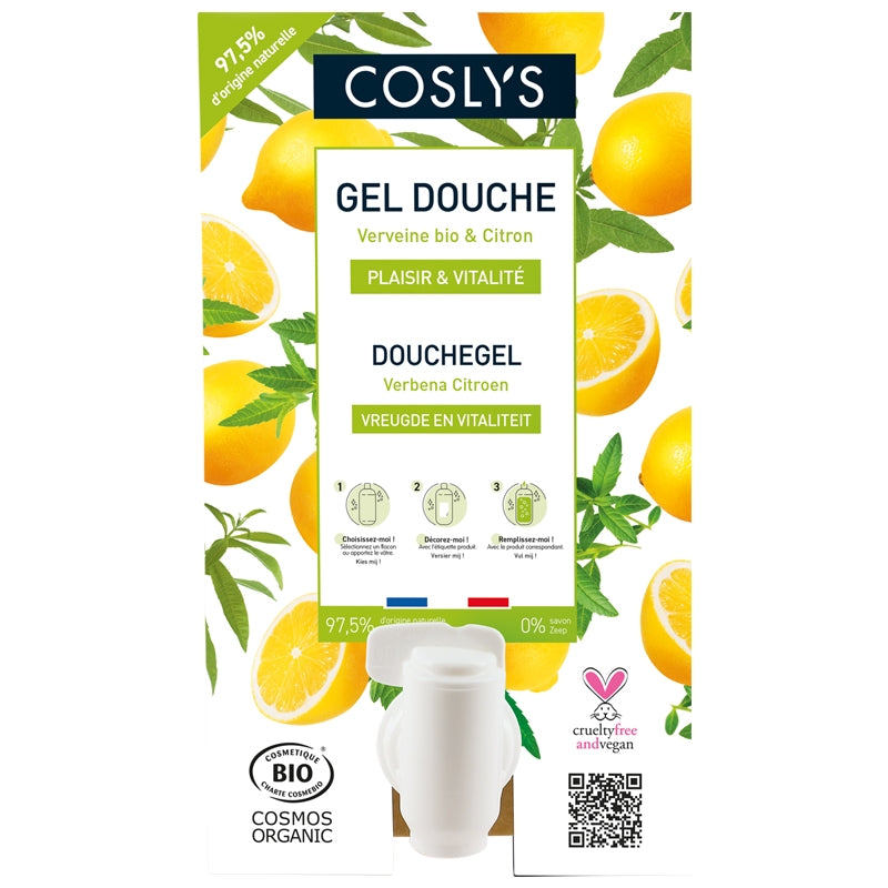 Coslys - Gel douche plaisir & vitalité BIO verveine & citron 10kg
