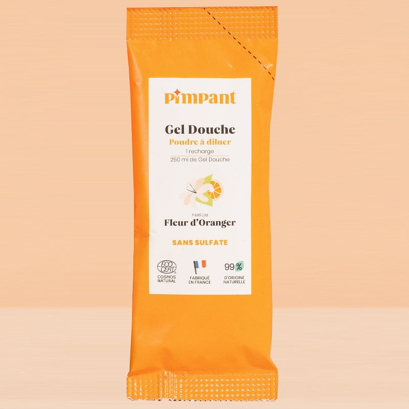 Pimpant - Duschgel-Pulver zum Verdünnen Orangenblüte 25g