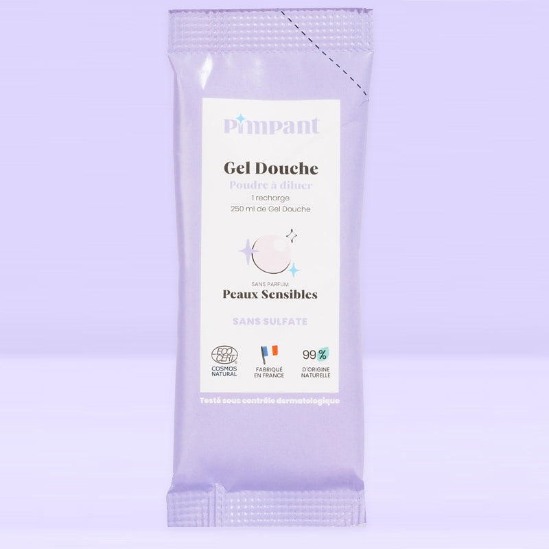 Pimpant - Duschgel-Pulver zum Verdünnen ohne Parfum 25g